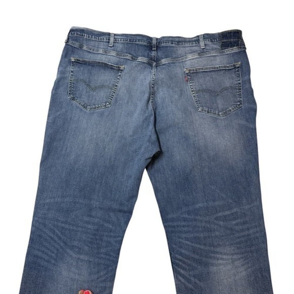 ✨Levi's 559 Jeans Big Mens 54x30 Relaxed Fit Straight Leg Med Wash 100% Cotton - Picture 5 of 8